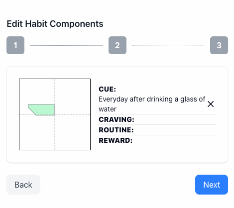 Habit tracking demo