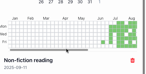 Progress analytics demo